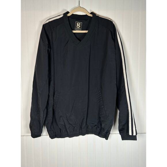 Gear for Sports  Black Windbreaker Hood Pullover  Logo Oprah Size M - Picture 1 of 10